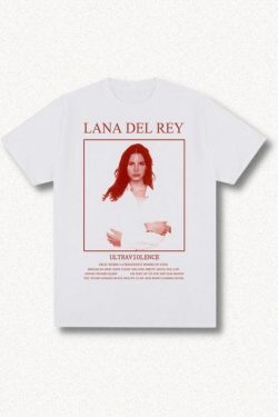 Lana Del Rey Y2K Retro Style Tee - Perfect for 90s and Grunge Outfits