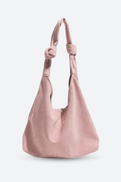Retro Corduroy Hobo Shoulder Bag - Perfect for Y2K and 90s Fashion Outfits