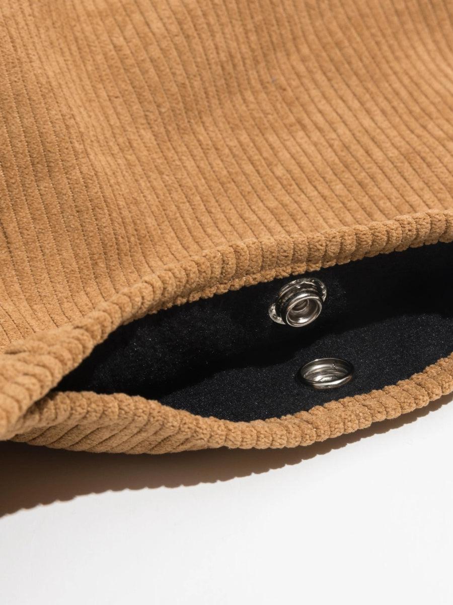 Retro Corduroy Hobo Shoulder Bag - Perfect for Y2K and 90s Fashion Outfits