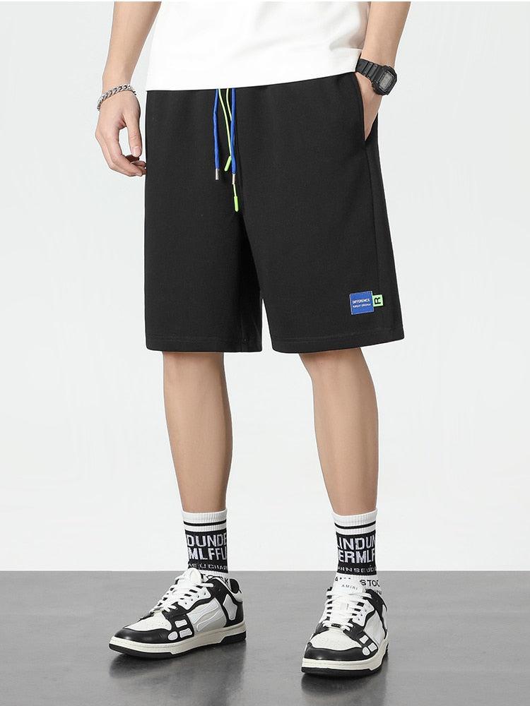 Retro Y2K Colored Laces Sweatshorts - Perfect for 90s and Grunge Summer Outfits