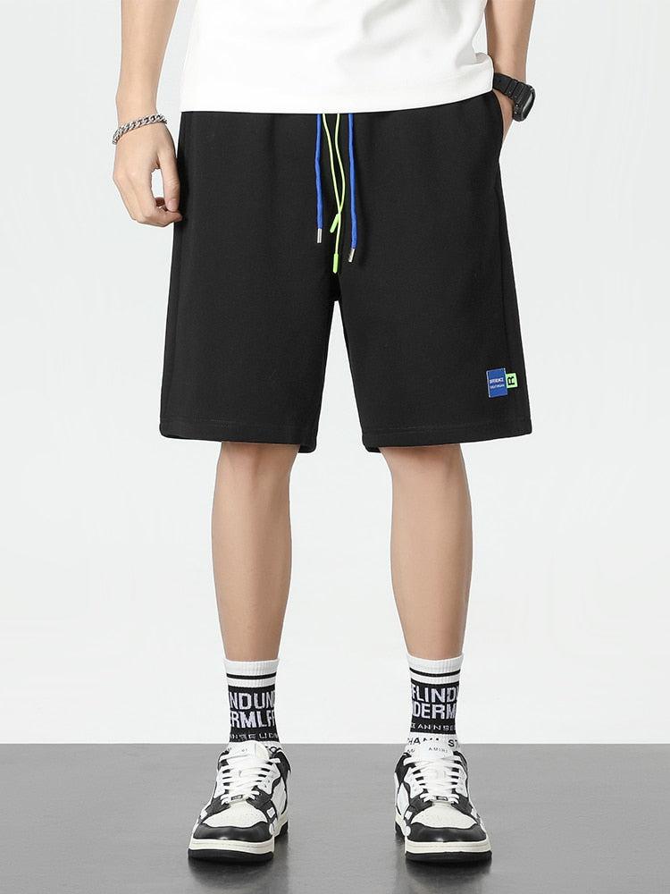 Retro Y2K Colored Laces Sweatshorts - Perfect for 90s and Grunge Summer Outfits