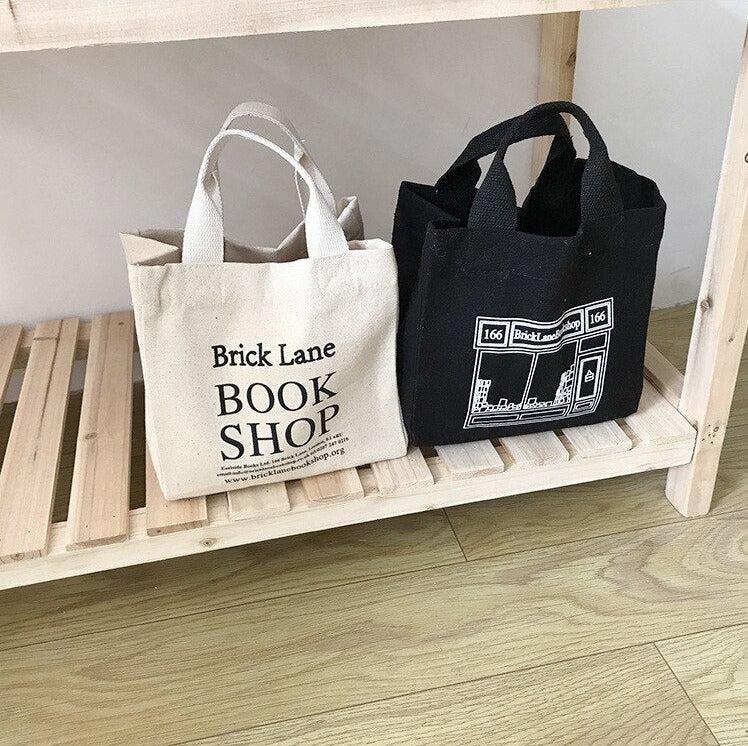 Retro Y2K Fashion Brick Lane Bookshop Cloth Bag - Perfect for 90s and Grunge Outfits