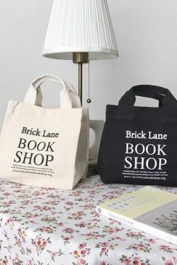 Retro Y2K Fashion Brick Lane Bookshop Cloth Bag - Perfect for 90s and Grunge Outfits