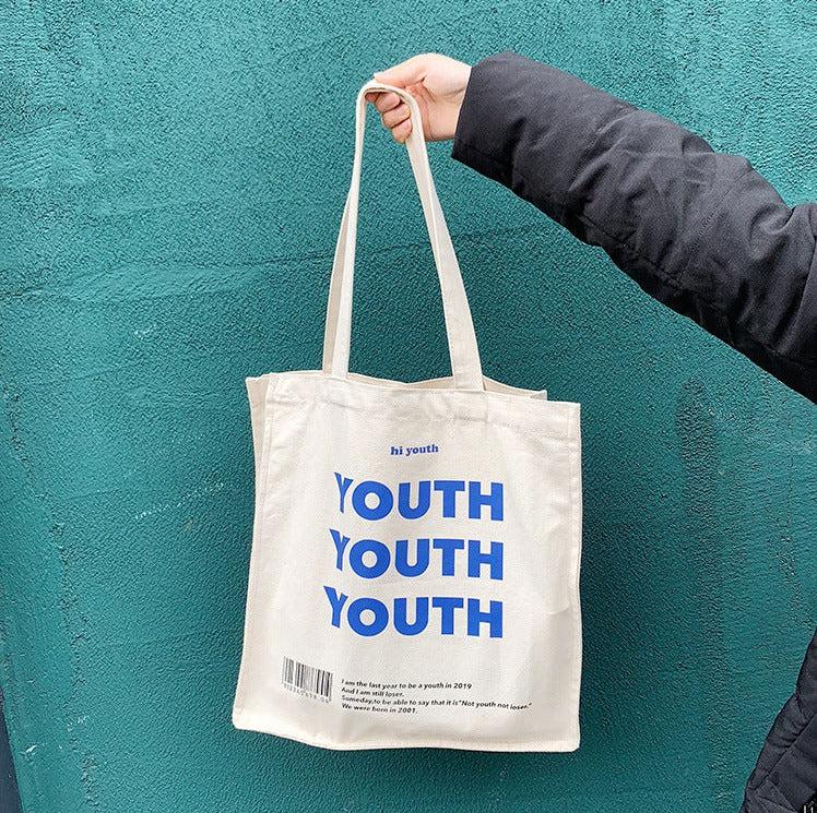 Retro Y2K Grunge Youth Cloth Bag - Perfect for 90s Fashion & Summer Outfits
