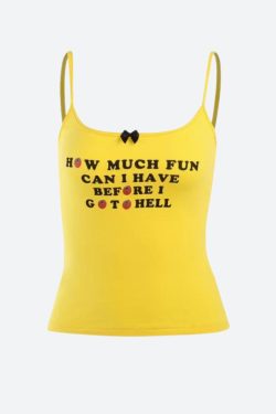 Retro Y2K Summer Fun Tank Top - Perfect for 90s and Grunge Outfits