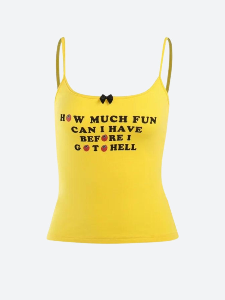 Retro Y2K Summer Fun Tank Top - Perfect for 90s and Grunge Outfits