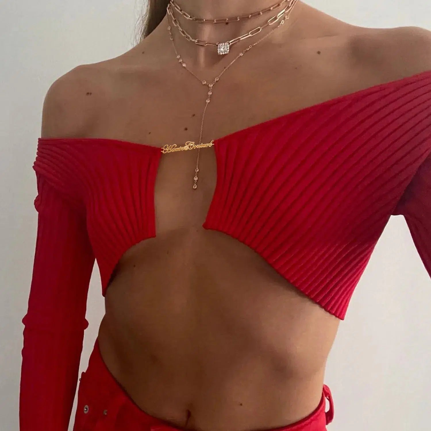 Y2K Fashion Baddie Knitted Open Front Crop Top - Retro Style 90s Summer Outfit