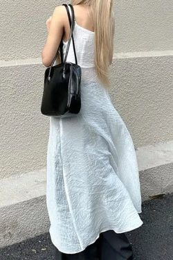 Y2K Fashion Dress-Like Strap Top - Perfect for Retro and 90s Summer Outfits
