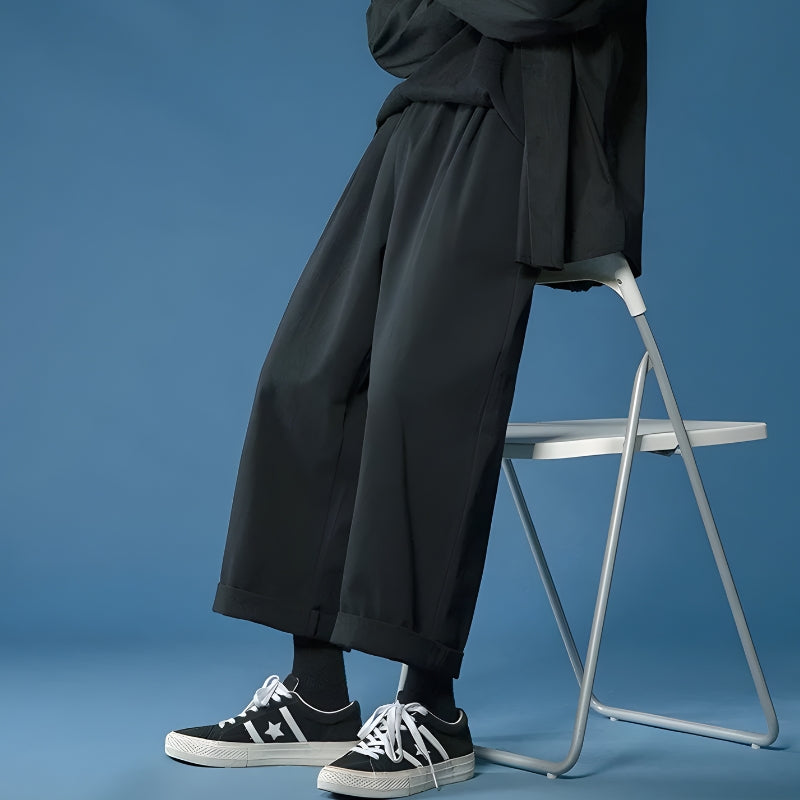 Y2K Retro Soft Boy Casual Straight Leg Pants - Perfect for 90s and Grunge Outfits