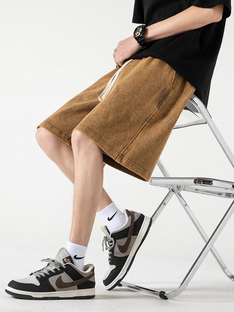 Y2K Retro Soft Boy Drawstring Waist Sweatshorts - Perfect for 90s and Grunge Outfits