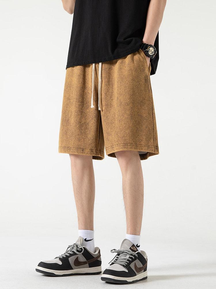 Y2K Retro Soft Boy Drawstring Waist Sweatshorts - Perfect for 90s and Grunge Outfits