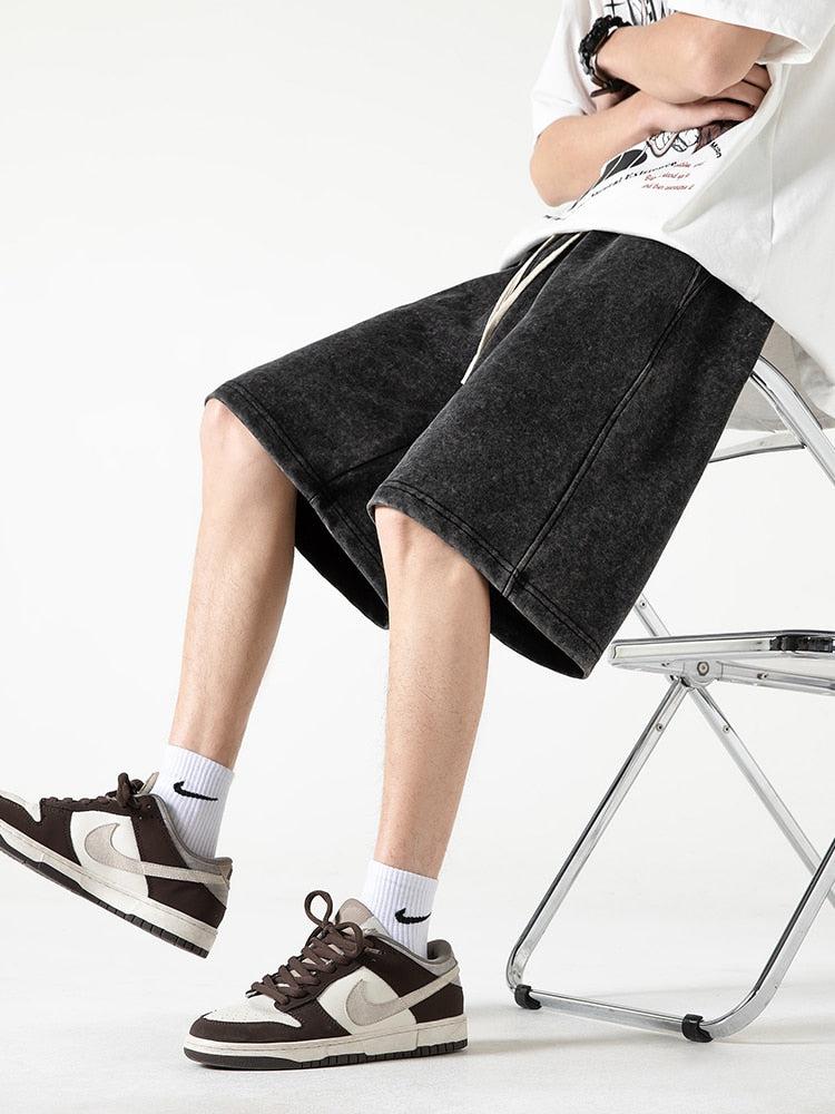 Y2K Retro Soft Boy Drawstring Waist Sweatshorts - Perfect for 90s and Grunge Outfits