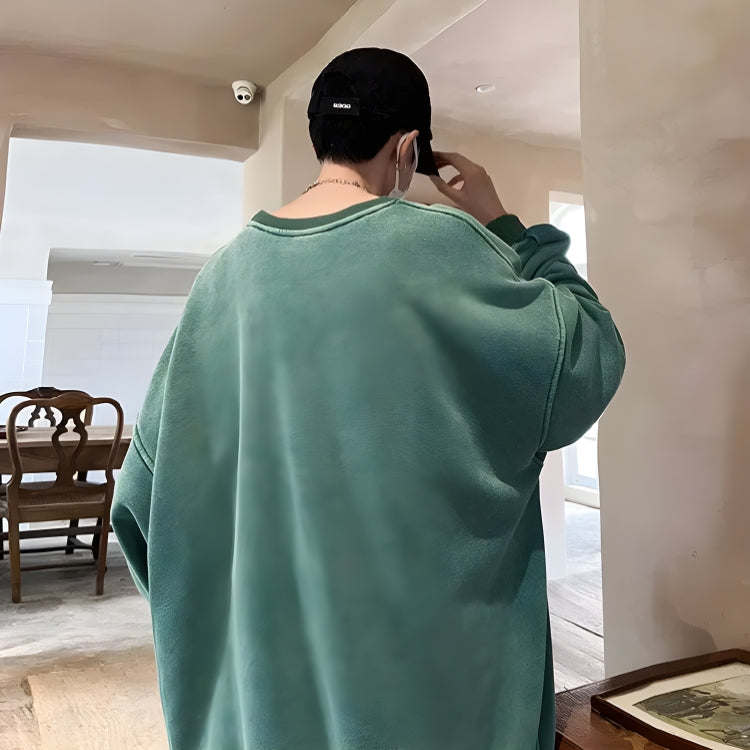 Y2K Retro Soft Boy Oversized Sweatshirt - Perfect for 90s and Grunge Outfits
