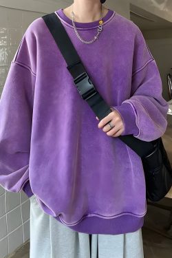 Y2K Retro Soft Boy Oversized Sweatshirt - Perfect for 90s and Grunge Outfits