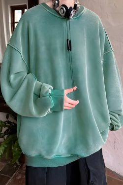 Y2K Retro Soft Boy Oversized Sweatshirt - Perfect for 90s and Grunge Outfits