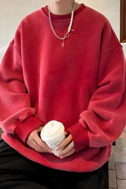 Y2K Retro Soft Boy Oversized Sweatshirt - Perfect for 90s and Grunge Outfits