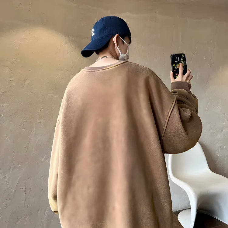 Y2K Retro Soft Boy Oversized Sweatshirt - Perfect for 90s and Grunge Outfits