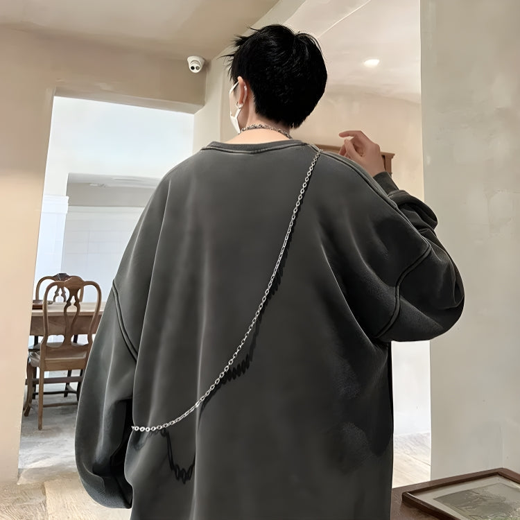 Y2K Retro Soft Boy Oversized Sweatshirt - Perfect for 90s and Grunge Outfits