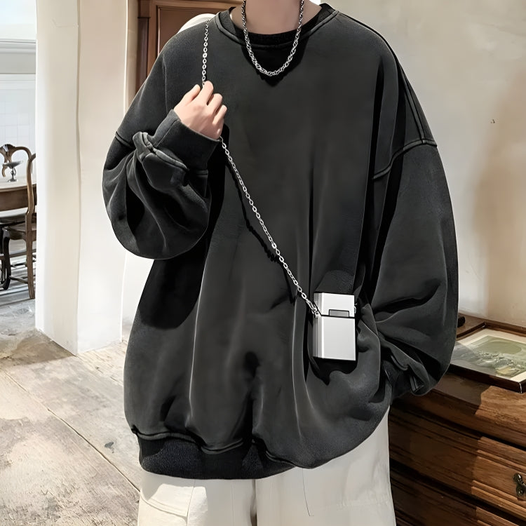 Y2K Retro Soft Boy Oversized Sweatshirt - Perfect for 90s and Grunge Outfits