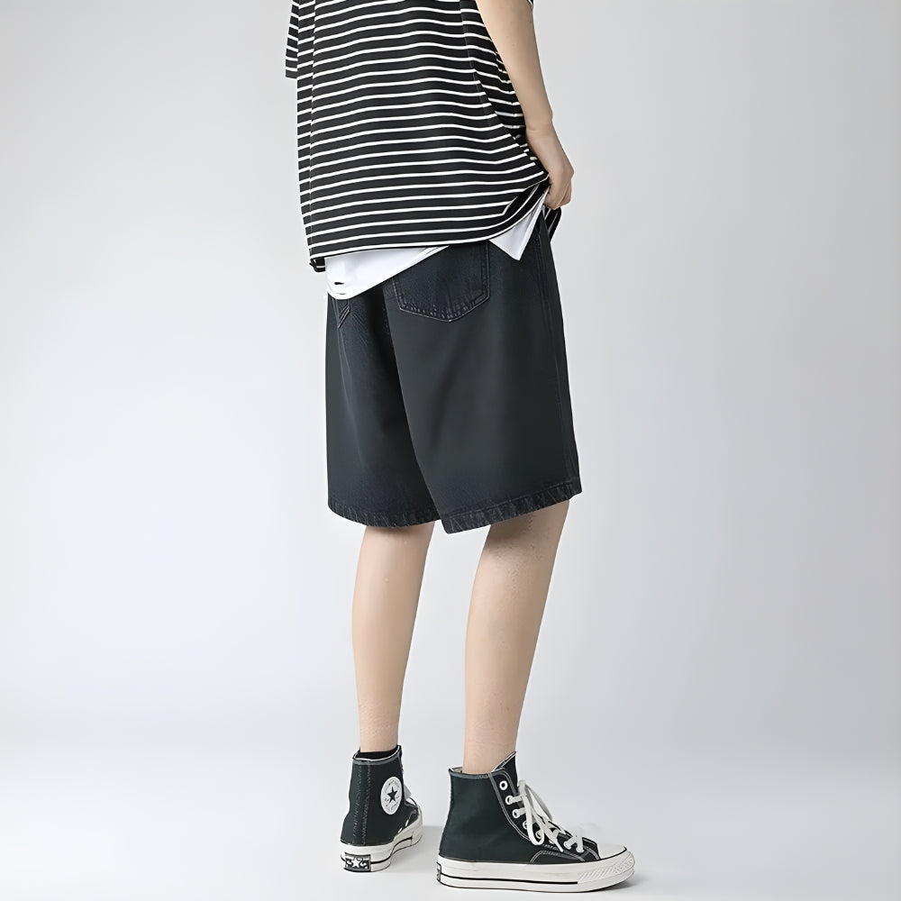 Y2K Retro Soft Boy Wide Leg Shorts - Perfect for 90s and Grunge Outfits