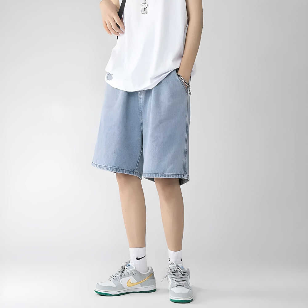 Y2K Retro Soft Boy Wide Leg Shorts - Perfect for 90s and Grunge Outfits