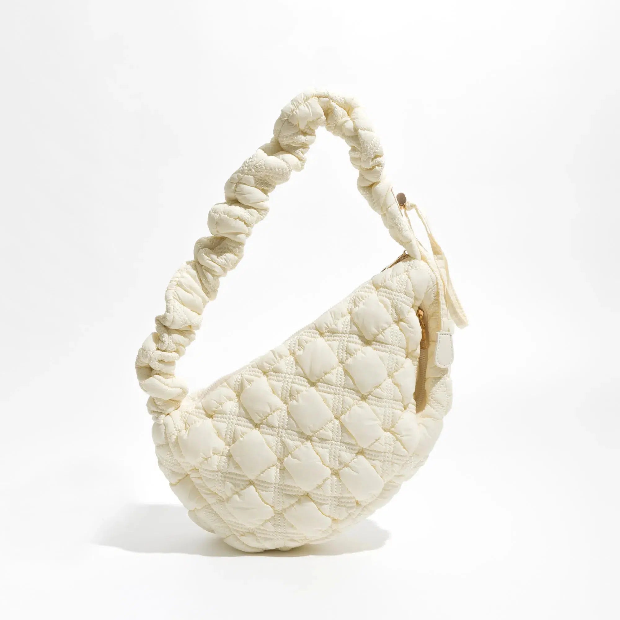 Y2K Retro Soft Girl Quilted Bubble Shoulder Bag - Perfect for 90s and Y2K Outfits