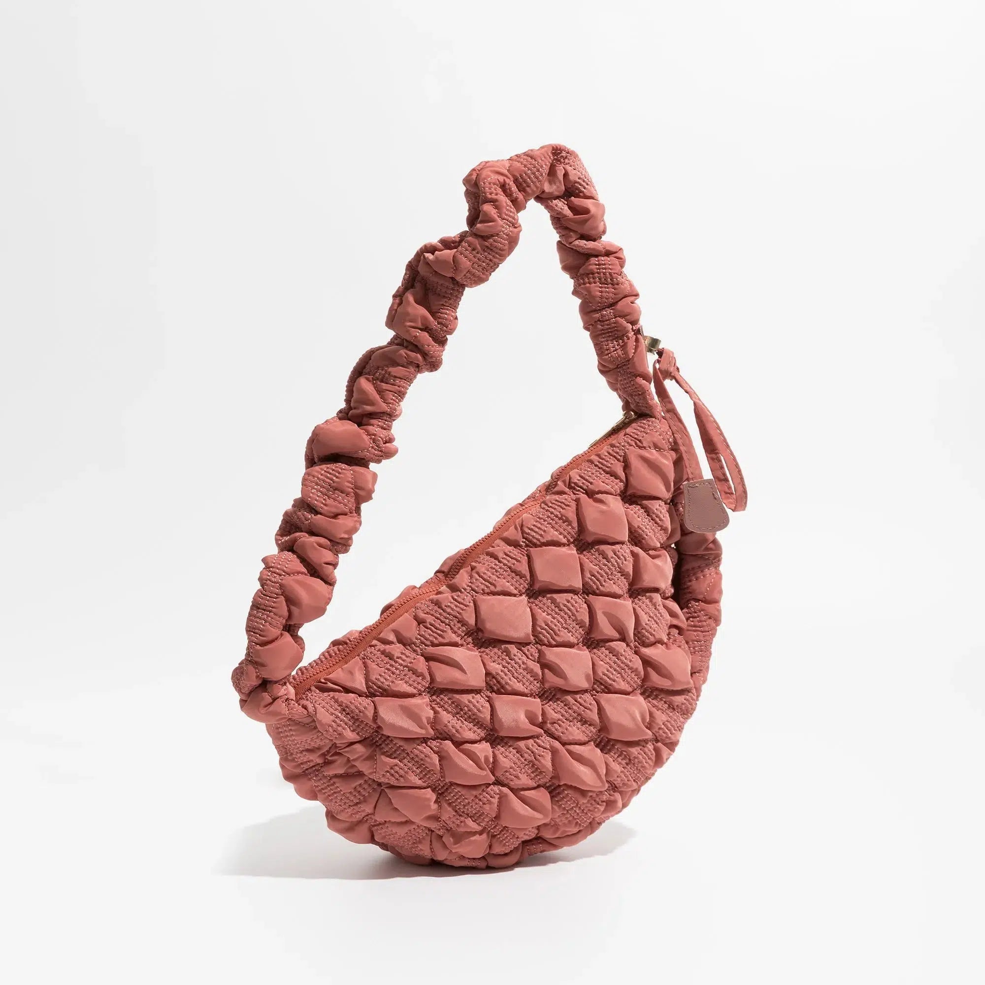 Y2K Retro Soft Girl Quilted Bubble Shoulder Bag - Perfect for 90s and Y2K Outfits