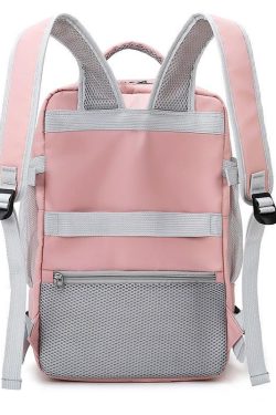 Y2K Retro Soft Girl Travel Backpack with Hidden Pockets - Perfect for 90s and Grunge Outfits