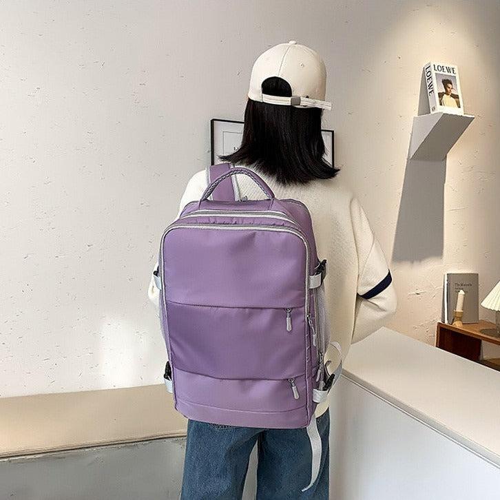 Y2K Retro Soft Girl Travel Backpack with Hidden Pockets - Perfect for 90s and Grunge Outfits