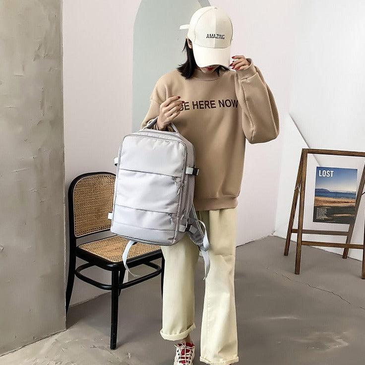 Y2K Retro Soft Girl Travel Backpack with Hidden Pockets - Perfect for 90s and Grunge Outfits