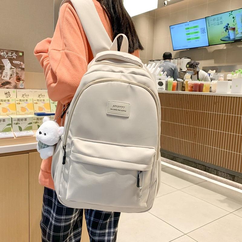 Y2K Retro Soft Girl Waterproof School Backpack - Perfect for 90s and Y2K Outfits