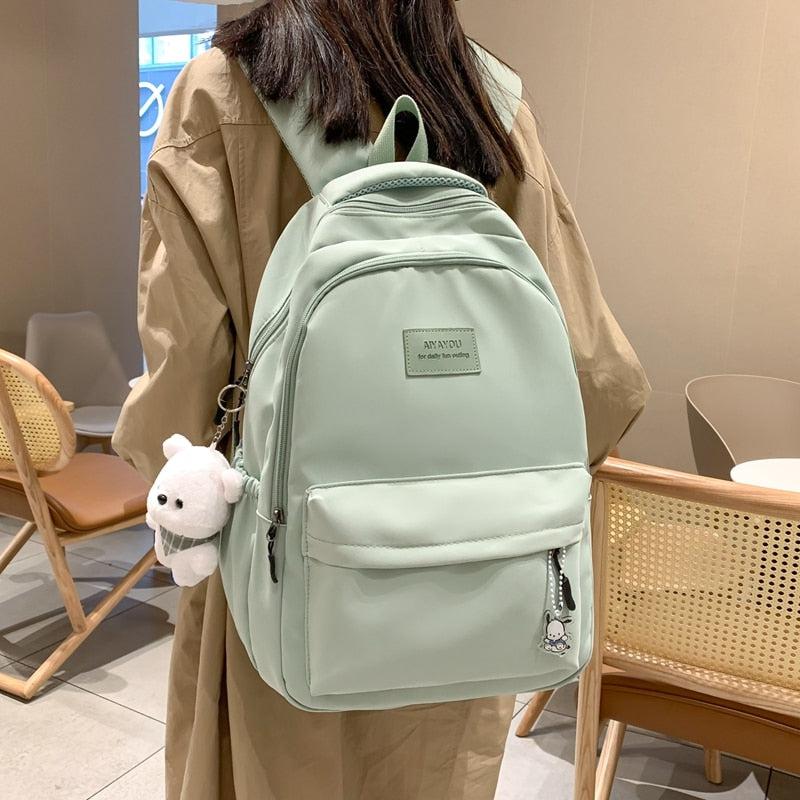 Y2K Retro Soft Girl Waterproof School Backpack - Perfect for 90s and Y2K Outfits