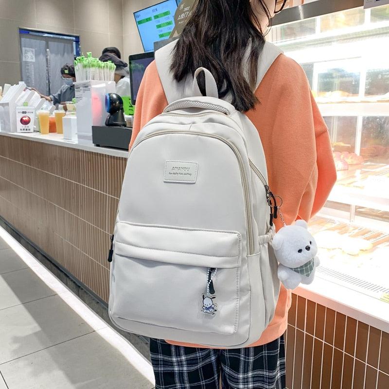 Y2K Retro Soft Girl Waterproof School Backpack - Perfect for 90s and Y2K Outfits