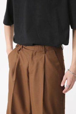 Y2K Retro Style Casualcore Wide Leg Pants - Perfect for 90s and Grunge Outfits