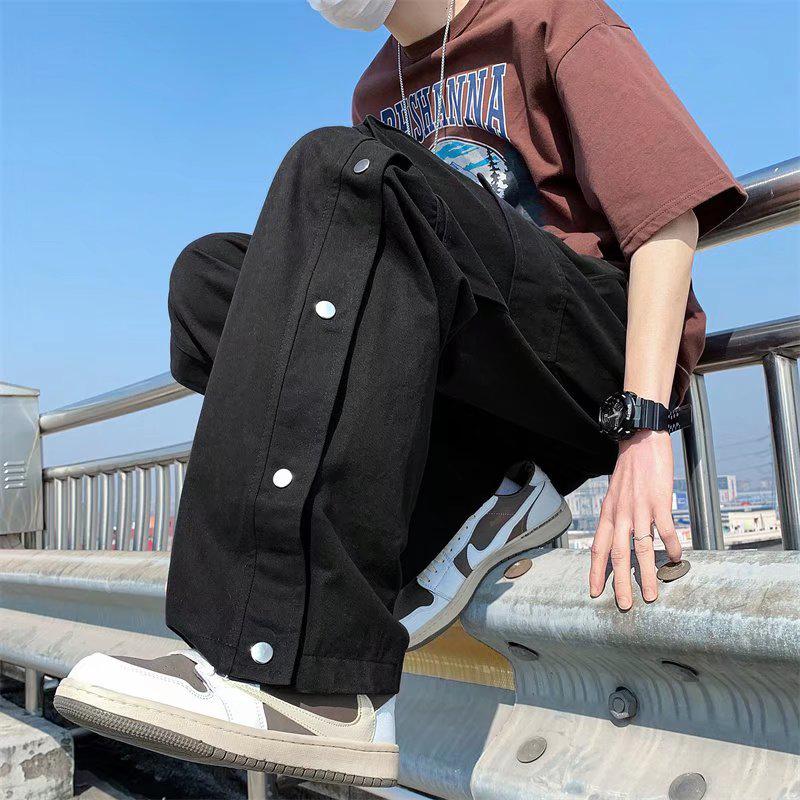 Y2K Retro Style Elastic Waist Wide Leg Cargo Pants - Perfect for 90s and Grunge Outfits