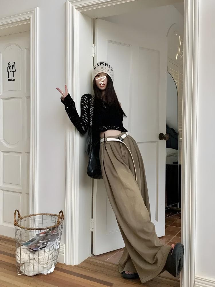 Y2K Retro Style Extreme Wide Leg Pants - Perfect for 90s and Grunge Outfits