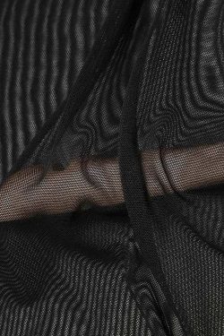 Y2K Sheer Mesh Turtle Neck Top - Retro 90s Grunge Style