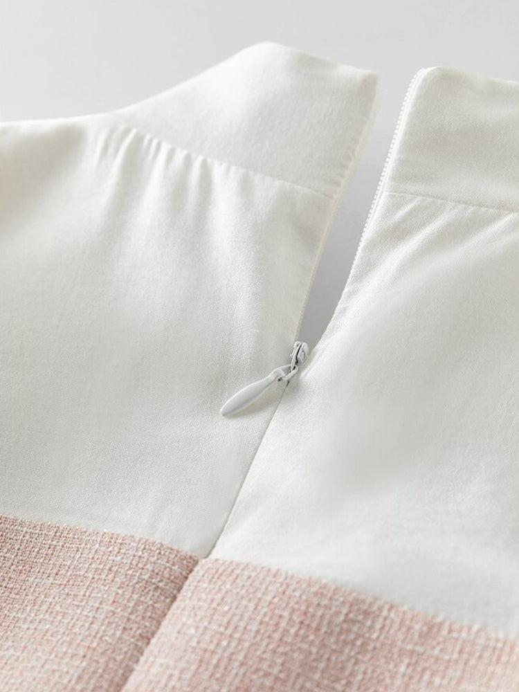 Y2K Soft Girl Mini Dress with Shirt Sleeves - Retro Style Douyin Dress