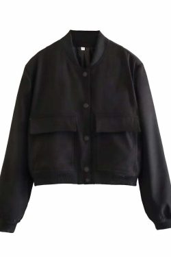 Adanna Bomber Jacket - Y2K Summer Grunge, 90S Retro, Pastel Goth, Y2K Club & Party