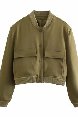 Adanna Bomber Jacket - Y2K Summer Grunge, 90S Retro, Pastel Goth, Y2K Club & Party
