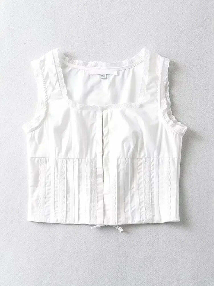 Adela Top - Y2K Summer Grunge Outfit, 90S Fashion, Retro Style, Y2K Club & Party Outfits