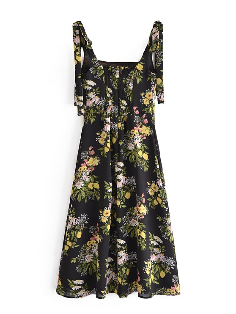 Alice Midi Dress - Y2K Summer Grunge Outfit, 90S Fashion, Retro Style, Pastel Goth Vibes