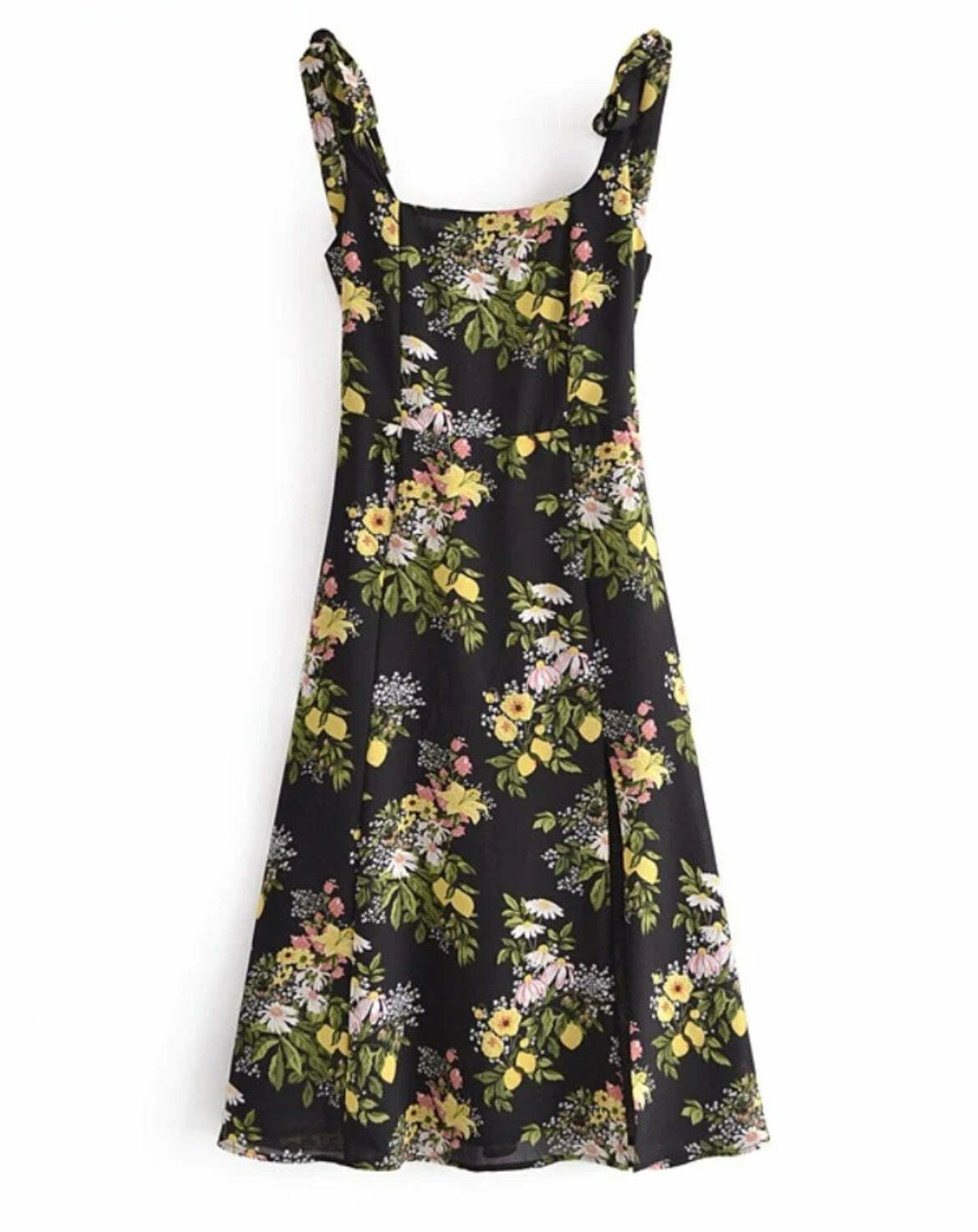 Alice Midi Dress - Y2K Summer Grunge Outfit, 90S Fashion, Retro Style, Pastel Goth Vibes