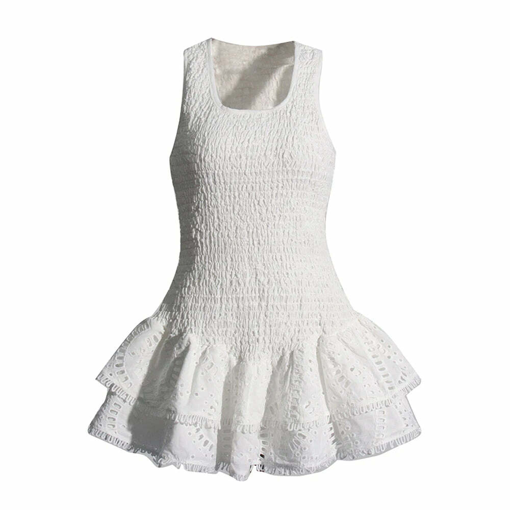 Alora Mini Dress - Y2K Summer Grunge Outfit, 90S Fashion, Retro Style, Pastel Goth, Y2K Party