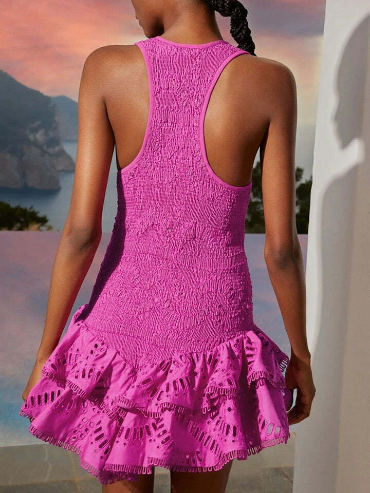 Alora Mini Dress - Y2K Summer Grunge Outfit, 90S Fashion, Retro Style, Pastel Goth, Y2K Party