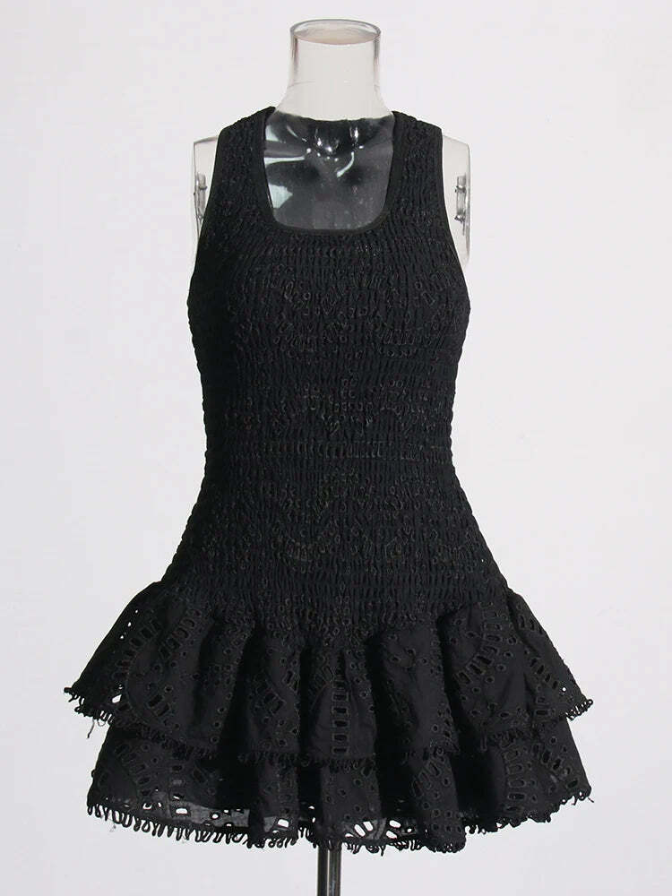 Alora Mini Dress - Y2K Summer Grunge Outfit, 90S Fashion, Retro Style, Pastel Goth, Y2K Party