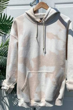 Alora Tie Dye Hoodie - Y2K Summer Grunge, 90S Retro, Pastel Goth, Y2K Club & Party Outfits
