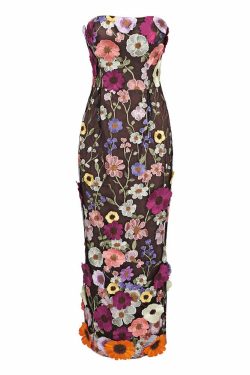 Amali Midi Dress - Y2K Summer Grunge Outfit, 90S Fashion, Retro Style, Pastel Goth Vibes