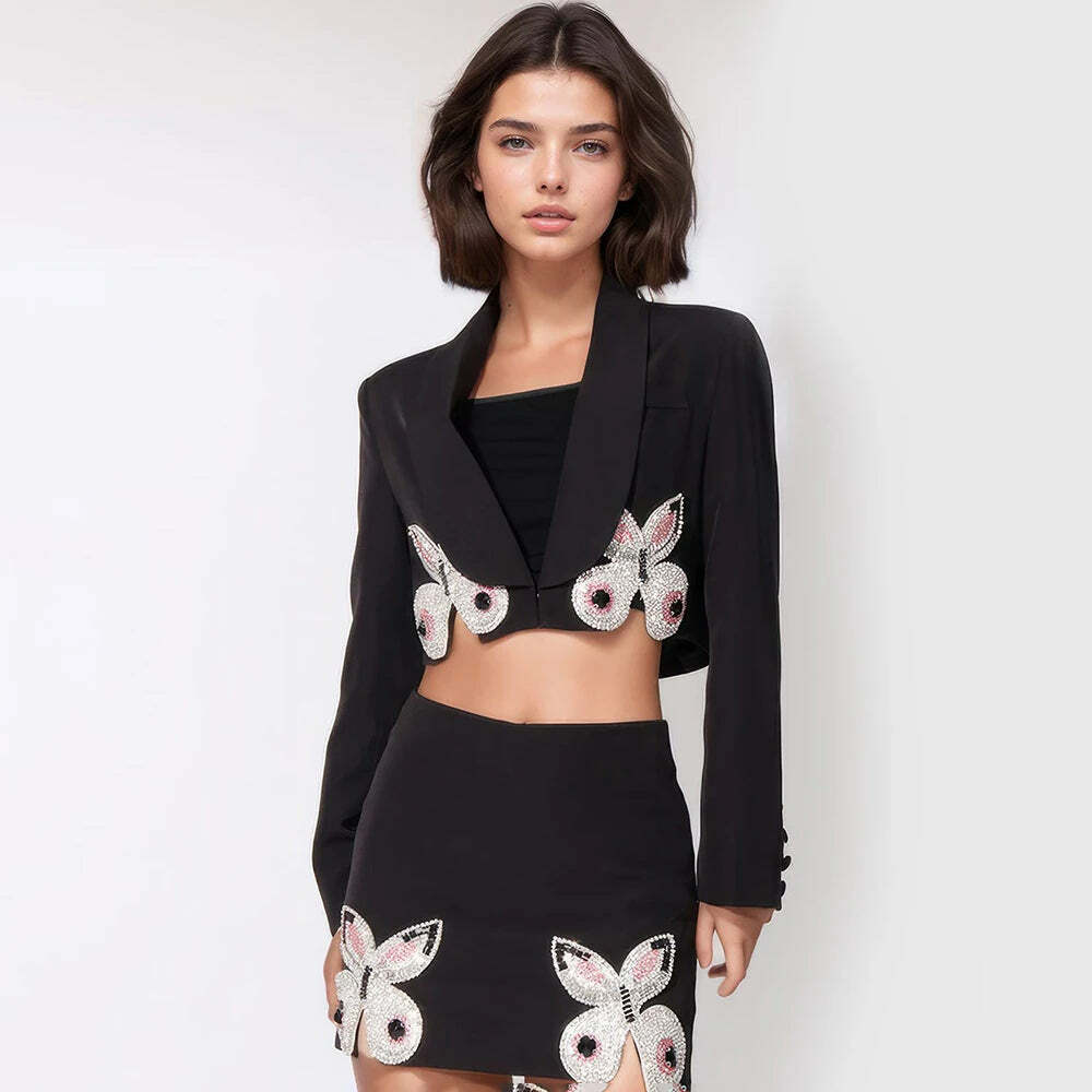 Amalu Two Piece Set - Y2K Summer & 90S Grunge Outfit, Retro Fashion, Y2K Party & Club Wear