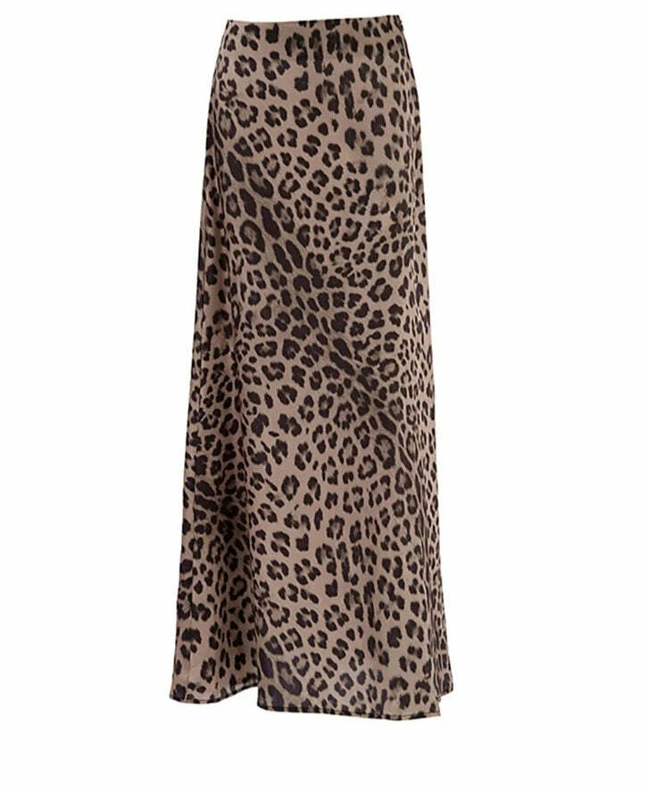 Amberi Long Skirt - Y2K Summer Grunge Outfit, 90S Fashion, Retro Style, Y2K Skirt, Past